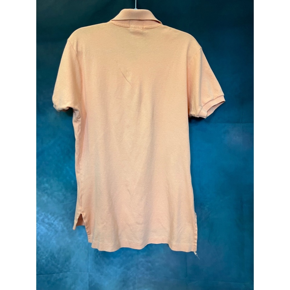 Vintage 80s Lacoste Collection by‎ Izod Peach Polo Shirt Crocodile Logo Size M - Picture 3 of 4